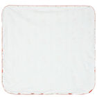 Baby Girls White & Red Poppies Blanket, 1, hi-res